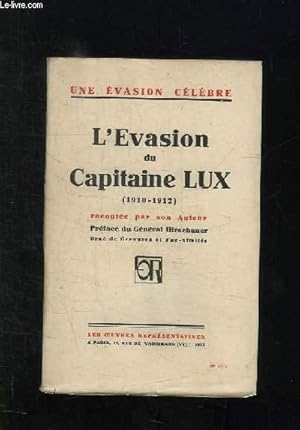 Seller image for L EVASION DU CAPITAINE LUX. for sale by Le-Livre
