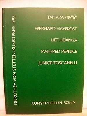 Immagine del venditore per Dorothea von Stetten- Kunstpreis Kunstmuseum Bonn, 3. Dez. 1998 bis 17. Jan. 1999 venduto da Antiquariat Bler