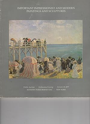 Important Impressionist and Modern Paintings and Sculptures, Sale 4030B