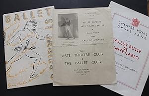 Three programmes, as under. Ballett Rambert, Russe, St. James's.