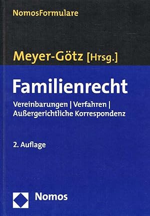 Image du vendeur pour Familienrecht Alphabetische Gesamtdarstellung ; materielles Recht, Verfahrensrecht mis en vente par Antiquariat Lcke, Einzelunternehmung