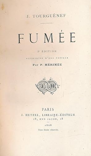 Seller image for Fume for sale by LIBRAIRIE GIL-ARTGIL SARL