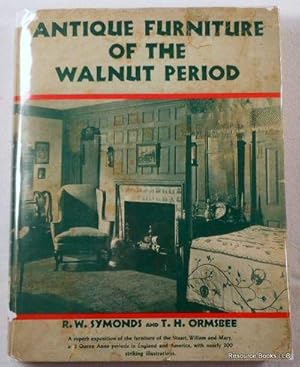 Seller image for Antique Furniture of the Walnut Period for sale by Resource Books, LLC