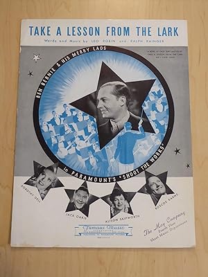 Seller image for Take a Lesson From the Lark from Shoot the Works [ Vintage Sheet Music ] for sale by Bradley Ross Books