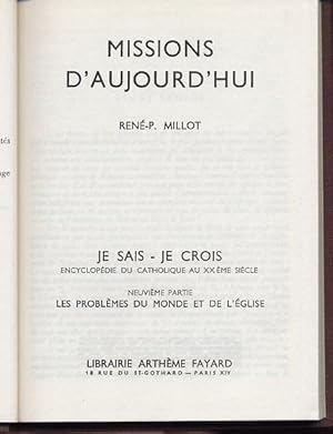 Seller image for Missions d'aujourd'hui for sale by L'ivre d'Histoires