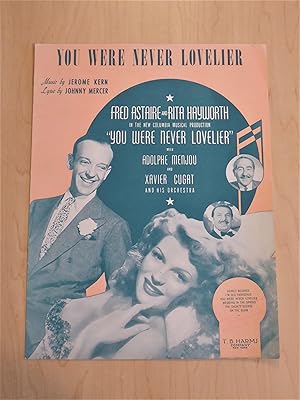 You Were Never Lovelier [ Vintage Sheet Music ]