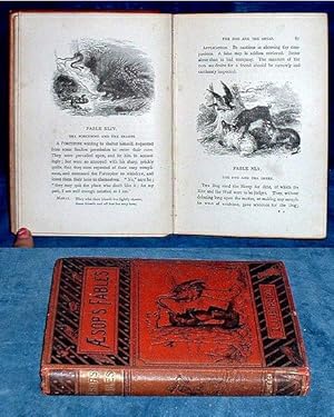 Bild des Verkufers fr THE FABLES OF AESOP Translated into English by Samuel Croxall, D.D. With New Applications, Morals, &c. by the Rev. Geo. Fyler Townsend, Editor of "The Arabian Nights' Entertainments" . With Eighty Original Illustrations. zum Verkauf von Abbey Antiquarian Books