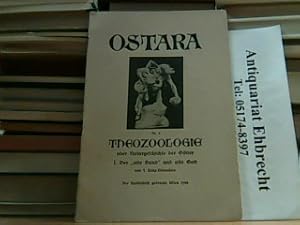 Bild des Verkufers fr Ostara - Bcherei der Blonden. Nr. 5: Theozoologie oder Naturgeschichte der Gtter - I. Der "alte Bund" und alte Gott. zum Verkauf von Antiquariat Ehbrecht - Preis inkl. MwSt.