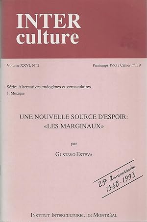 Inter Culture, Volume X X V I, No 2. Printemps / Cahier No. 119 25 Anniversaire, 1968 - 1993