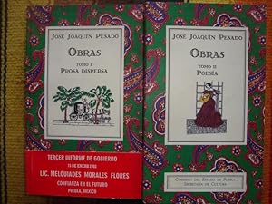 Imagen del vendedor de Obras. I-Prosa dispersa II-Poesa (2 Tomos) a la venta por Libros del cuervo