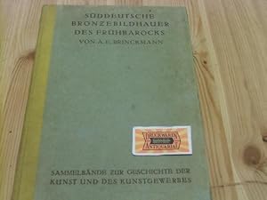 Bild des Verkufers fr Sddeutsche Bronzebildhauer des Frhbarocks. Sammelbnde zur Geschichte der Kunst und des Kunstgewerbes - Band III. zum Verkauf von Druckwaren Antiquariat