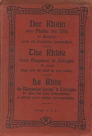 Der Rhein von Mainz bis Koln. 20 Ansichten (auch als Postkarten verwendbar). The Rhine from Mayen...