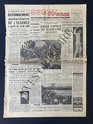 OUEST FRANCE-MERCREDI 28 NOVEMBRE 1956