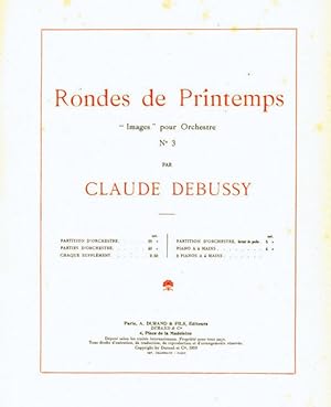 Rondes de printemps. "Images" pour orchestre No. 3