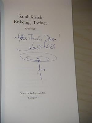 Bild des Verkufers fr Erlknigs Tochter. Gedichte (signiert) zum Verkauf von Versandantiquariat Rainer Kocherscheidt