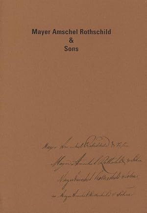 Mayer Amschel Rothschild & Sons.