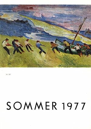 Bild des Verkufers fr Sommer 1977. Galerie Nierendorf. 240 Werke von 30 Knstlern des Zwanzigsten Jahrhunderts, Ausstellung vom 16.5. bis 16.8.1977, Hardenbergstrasse 19, Berlin, zum Verkauf von Stader Kunst-Buch-Kabinett ILAB