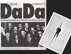 Bild des Verkufers fr DaDa Zeitung, Ausstellungsplakat und Einladung zur Erffnung. [DADA-Konvolut]. Dada in Europa. Werke und Dokumente 10.11.1977 - 8.1.1978. Stdtische Galerie im Stdelschen Kunstinstitut Frankfurt am Main. zum Verkauf von Stader Kunst-Buch-Kabinett ILAB