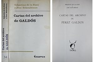 Seller image for Cartas del Archivo de Prez Galds. for sale by Hesperia Libros