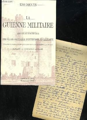 Seller image for LA GUIENNE MILITAIRE - BON DE SOUSCRIPTION ACCOMPAGNE D'UN PETIT GLOSSAIRE DES MOTS TECHNIQUES for sale by Le-Livre