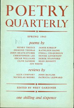 Seller image for Poetry Quarterly. Volume 5, No. 1, Spring 1943. for sale by Wittenborn Art Books