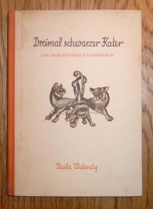 Bild des Verkufers fr Dreimal schwarzer Kater. Ein Hokuspokus - Zauberbuch fr pfiffige Kinder. zum Verkauf von Antiquariat Johann Forster