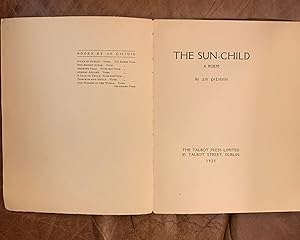 Bild des Verkufers fr The Sun-Child A Poem (Cuchulain) zum Verkauf von Three Geese in Flight Celtic Books