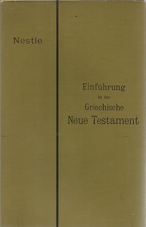 Einführung in das Griechische Neue Testament