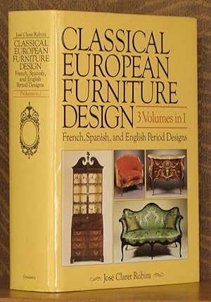 CLASSICAL EUROPEAN FURNITURE DESIGN, 3 VOLUMES IN 1