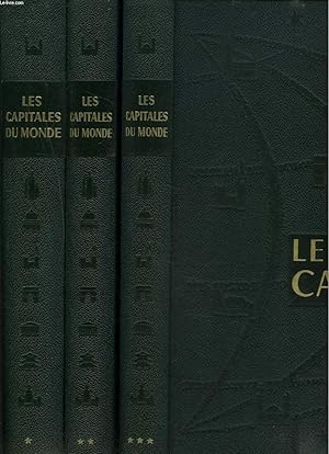 Imagen del vendedor de LES CAPITALES DU MONDE. POLITIQUES, ECONOMIQUES ET RELIGIEUSES. TOMES I, II ET III. TOME 1 : Europe. TOME 2 : Afrique - Amrique. TOME 3 : Ocanie - Asie. a la venta por Le-Livre