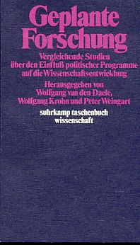 Bild des Verkufers fr Geplante Forschung. Vergleichende Studien ber den Einfluss politischer Programme auf die Wissenschaftsentwicklung. Suhrkamp Taschenbuch Wissenschaft, Band 229. zum Verkauf von Fundus-Online GbR Borkert Schwarz Zerfa