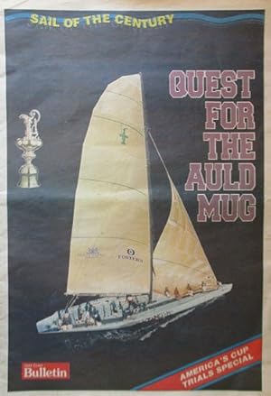 Imagen del vendedor de SAIL OF THE CENTURY - QUEST FOR THE AULD MUG - America's Cup Trials Special (in Gold Coast Bulletin) a la venta por Jean-Louis Boglio Maritime Books