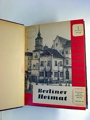Berliner Heimat. - 1956/ 1957, je Heft 1 - 4. - Zeitschrift für die Geschichte Berlins.