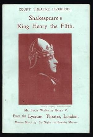 Shakespeare's Henry V; An Account and an Estimate