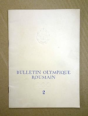 Bulletin Olympique Roumain n°2. 1957. Les résultats de Melbourne. Edition bilingue Français-Anglais.