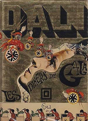 Seller image for Les Diners De Gala - with 3 Original Photographs [Dali Cookbook] for sale by Monroe Bridge Books, SNEAB Member