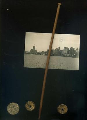 Postkarte / Foto von New York. Echt gelaufen Stempel vom 21. Juli 1928. Silver gelatin print. Siz...