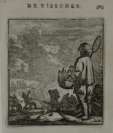Bild des Verkufers fr De visscher zum Verkauf von Gert Jan Bestebreurtje Rare Books (ILAB)
