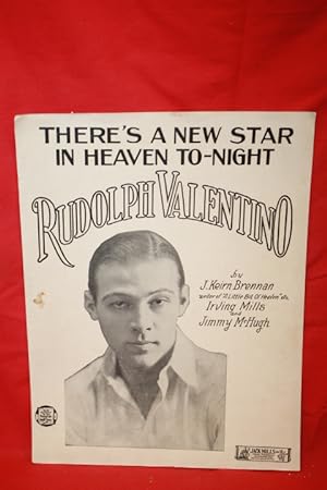 Imagen del vendedor de There's a New Star in Heaven to-Night Sheet Music Valentino a la venta por Princeton Antiques Bookshop