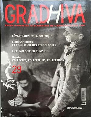 GRADHIVA 29, Collectes, collecteurs, collections