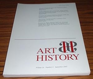 Art History Volume 26 Number 4 September 2003 ( Journal of the Association of Art Historians )