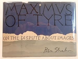 Imagen del vendedor de Maximus of Tyre on the Dispute about Images a la venta por Johnnycake Books ABAA, ILAB