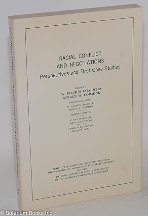 Imagen del vendedor de Racial conflict and negotiations; perspectives and first case studies a la venta por Bolerium Books Inc.