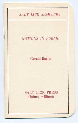 Seller image for Nations in Public for sale by Between the Covers-Rare Books, Inc. ABAA