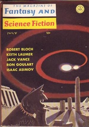 Seller image for The Magazine of Fantasy and Science Fiction July 1966 .The Manse of Iucounu (Cugel the Clever), Founder's Day, The Plot is the Thing, Experiment in Autobiography, The Age of Invention, +++ for sale by Nessa Books