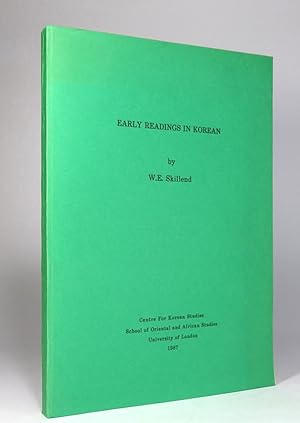 Seller image for Early Readings in Korean. for sale by Librarium of The Hague