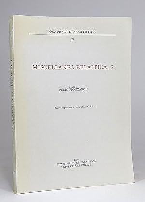 Il sillabario della quarta fonte della lista lessicale bilingue Eblaita. (Miscellanea Eblaitica, ...