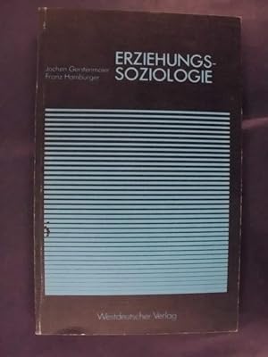 Seller image for Erziehungssoziologie for sale by Buchantiquariat Uwe Sticht, Einzelunter.