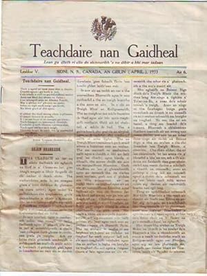 TEACHDAIRE NAN GAIDHEAL, An Giblin (April) 1933