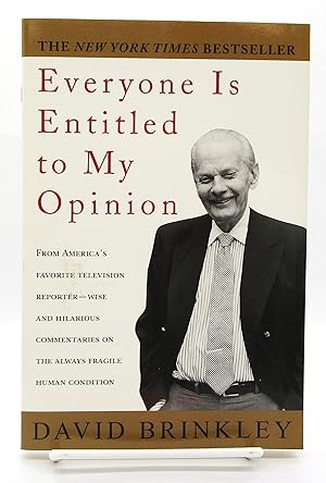 Seller image for Everyone Is Entitled to My Opinion for sale by Book Nook